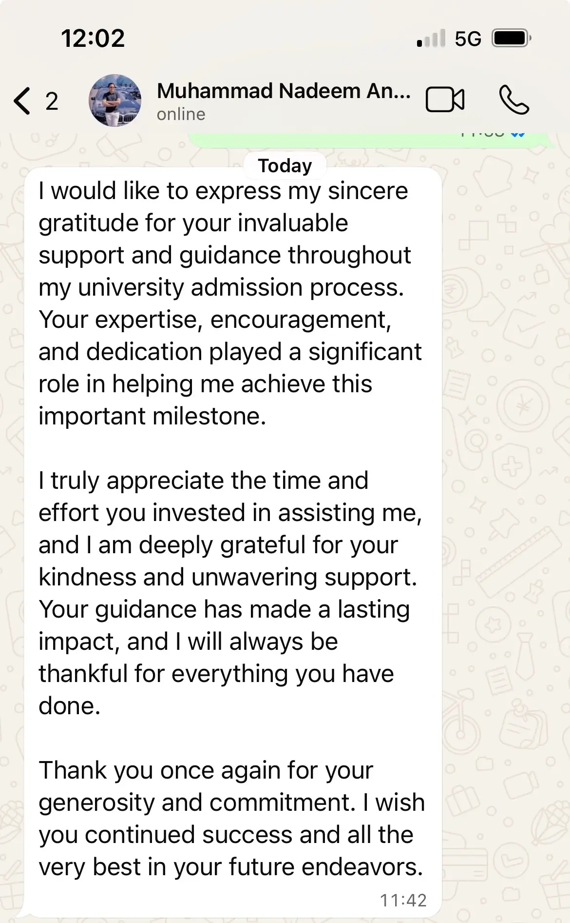 Message from a Futurus Squared student
