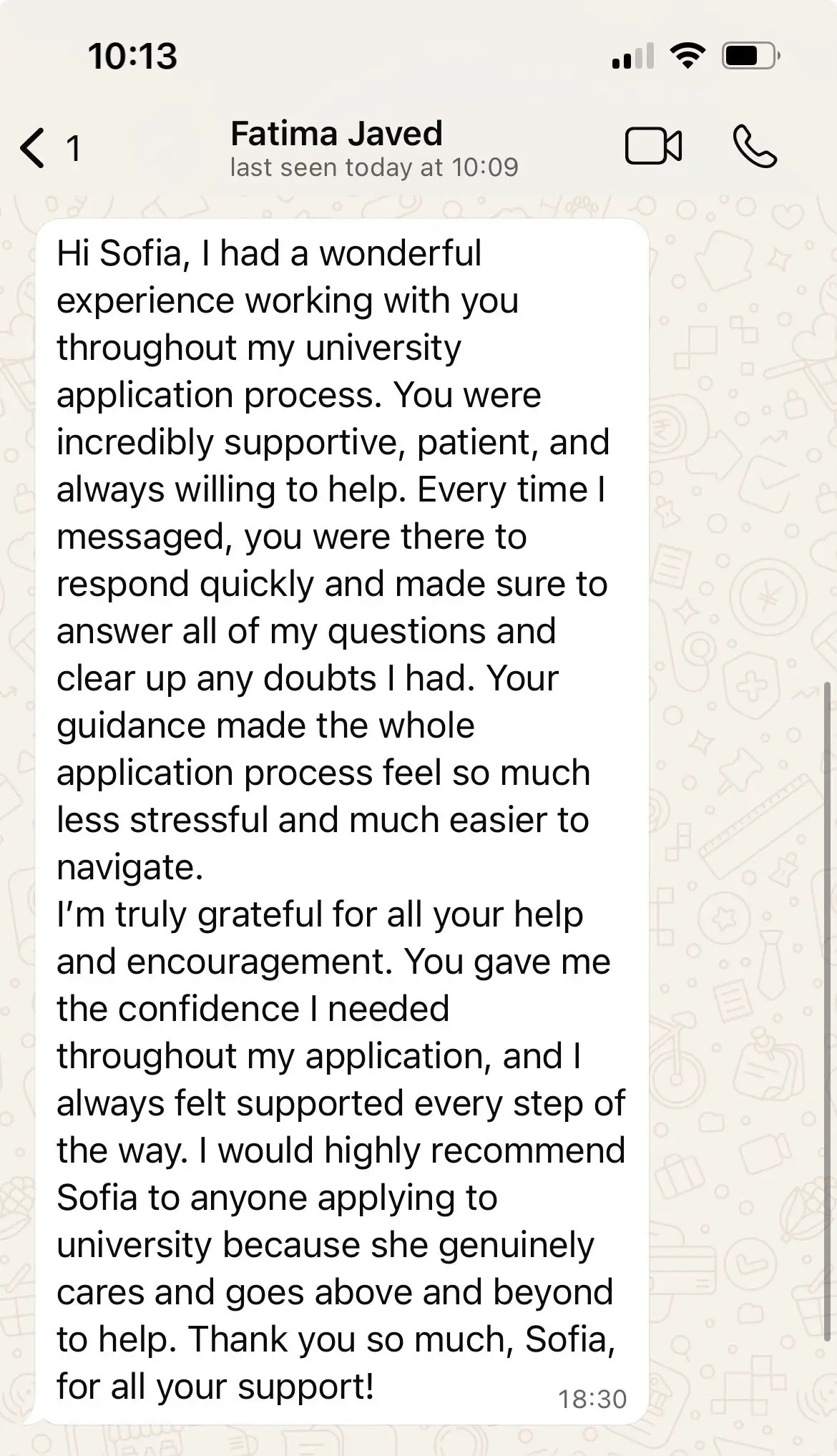 Message from a Futurus Squared student